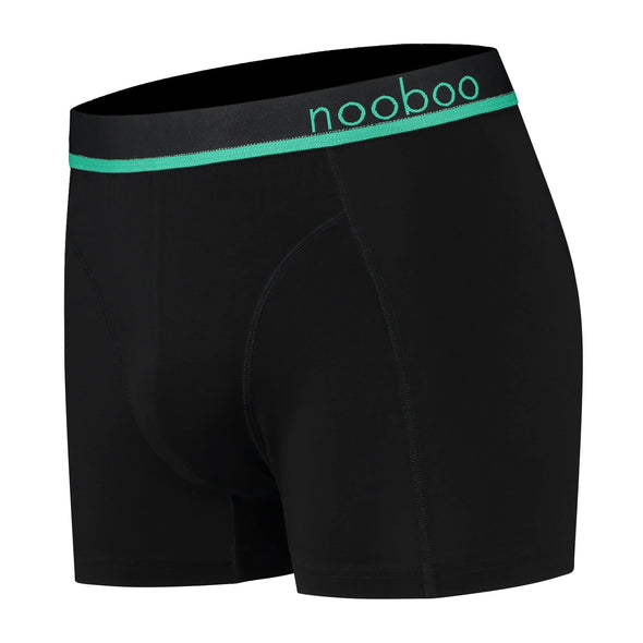 3er-packung nooboo luxuriöse bambus Boxershorts schwarz (2+1 gratis)