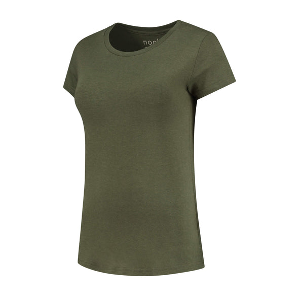 nooboo luxuriöses Damen Bambus T-Shirt weiß