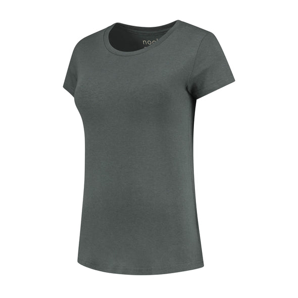 nooboo luxuriöses Damen Bambus T-Shirt schwarz