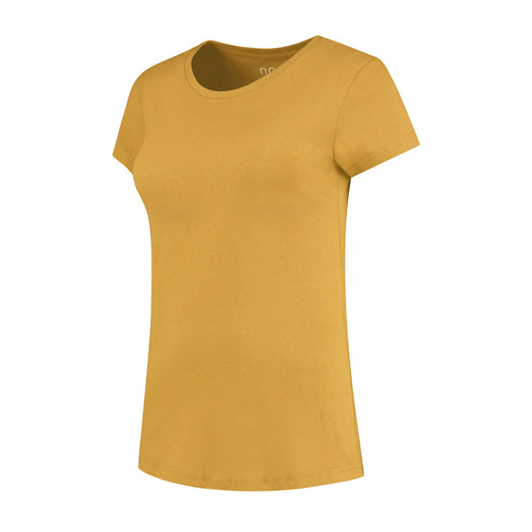 nooboo luxuriöses Damen Bambus T-Shirt gelb