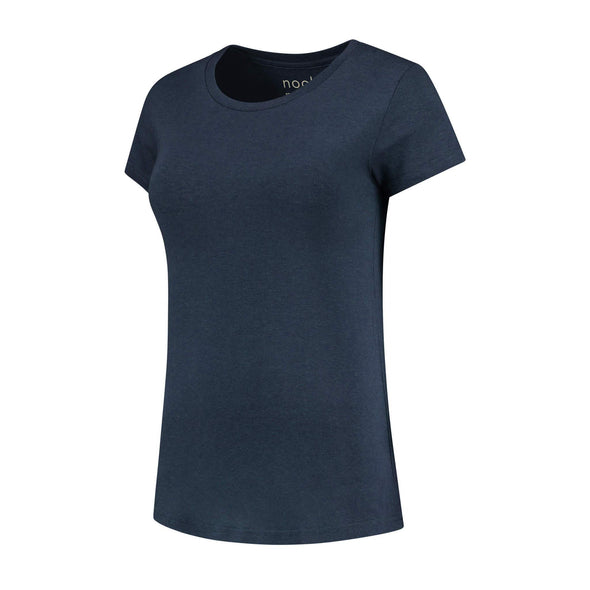 nooboo luxuriöses Damen Bambus T-Shirt blau