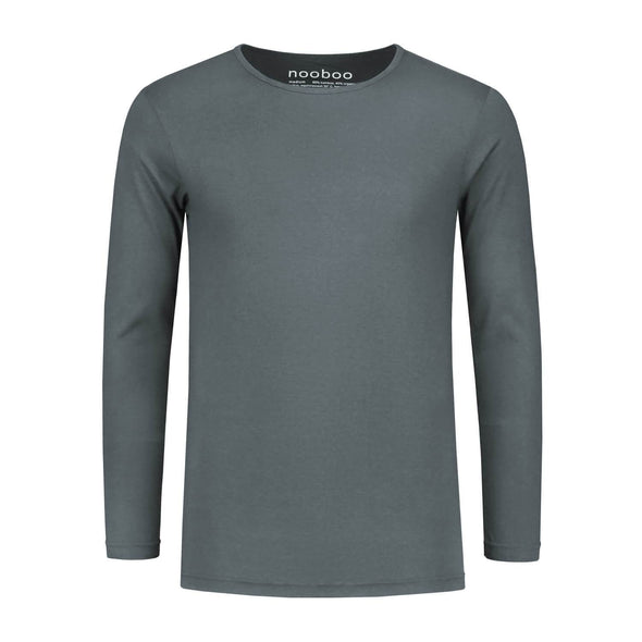 nooboo luxuriöses bambus longsleeve schwarz